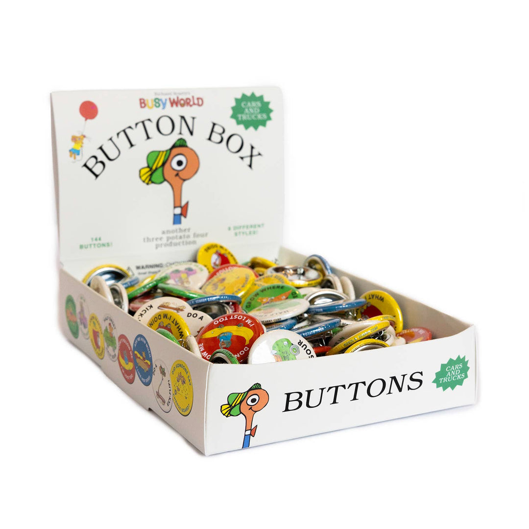 3P4 x Richard Scarry® - Button Box (Cars and Trucks) - Davidson Provision Co.