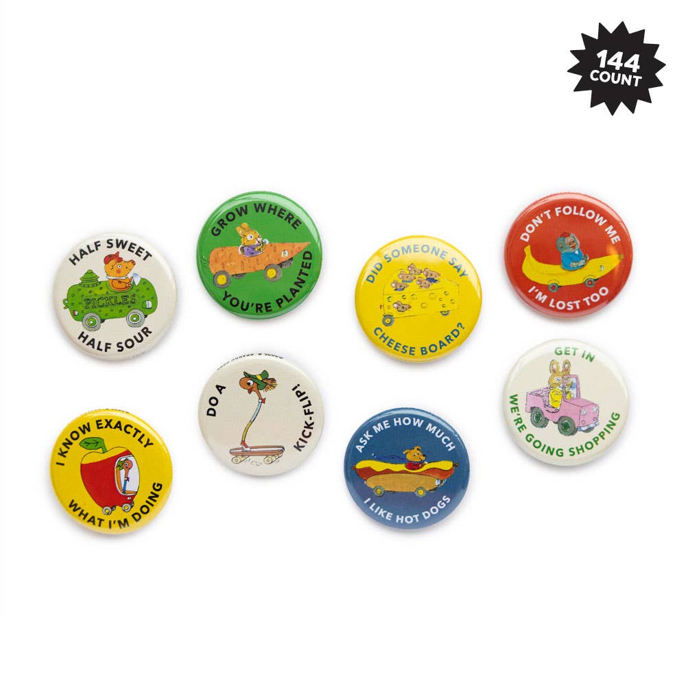 3P4 x Richard Scarry® - Button Box (Cars and Trucks) - Davidson Provision Co.