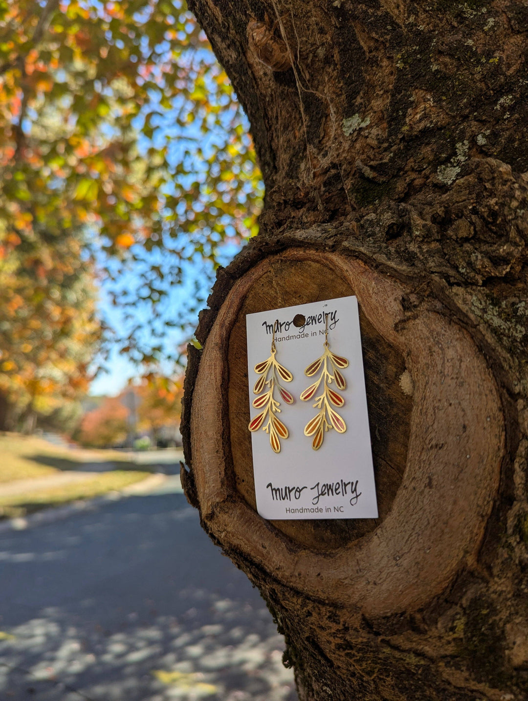 Camellia Leaves Earrings
