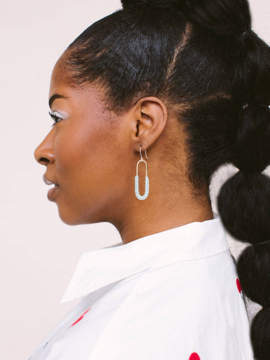 Macramé Link Earrings