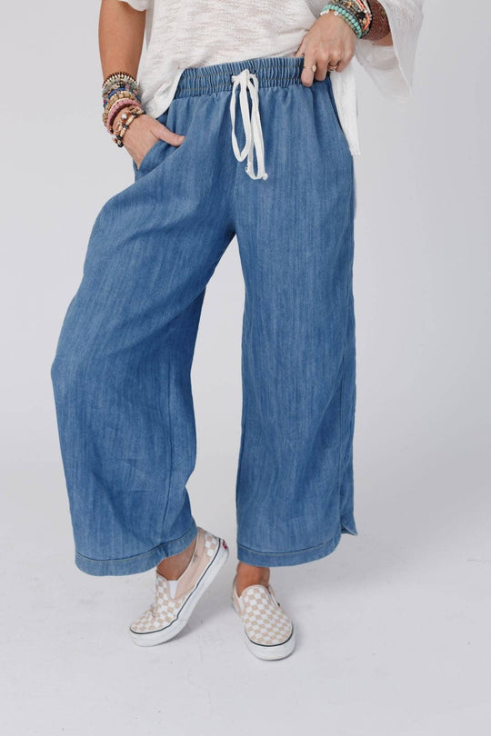 So Comfy Wide Leg Cropped Pant