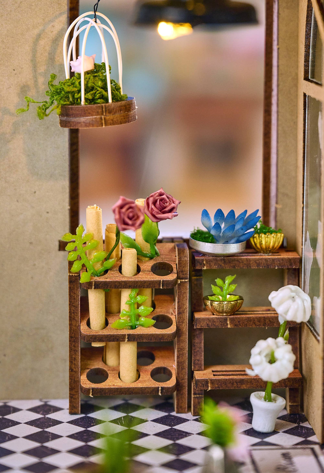 DIY Book Nook Kit: Flower Shop