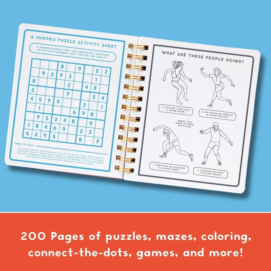Beyond Bored Adult Activity Book
