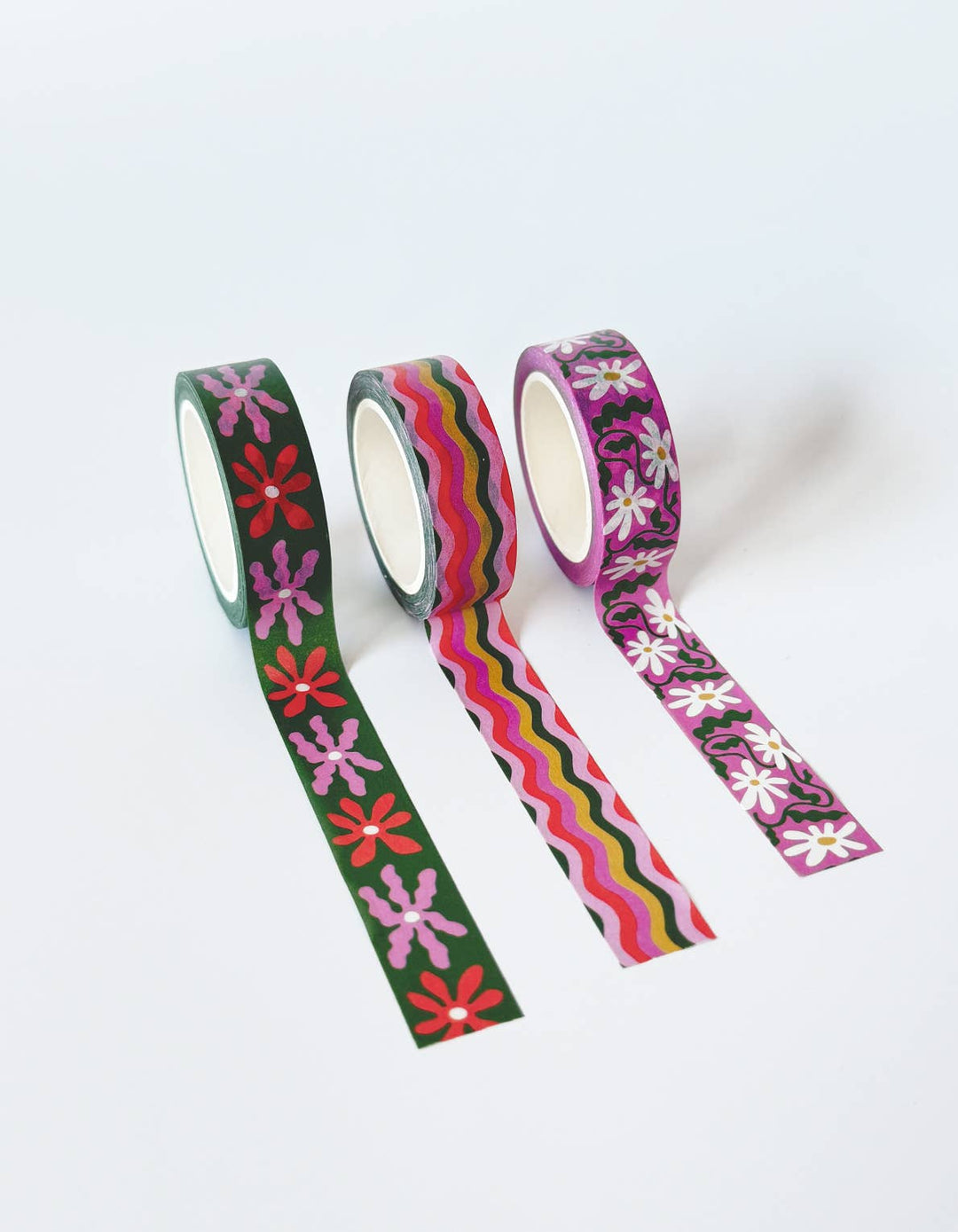 Daisy Washi Tape, Set of 3