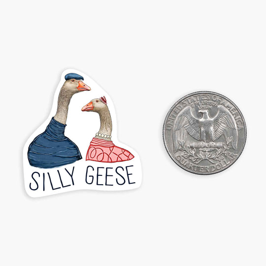 Silly Geese - Mini Sticker