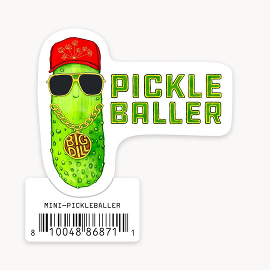 Pickle Baller - Mini Sticker