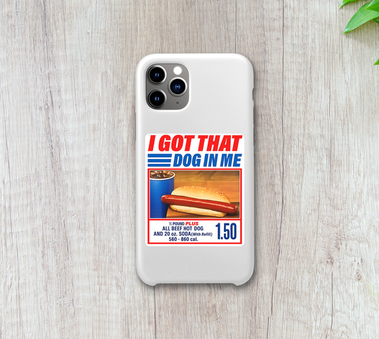 I Got That Dog In Me Funny Hot Dog Sticker Retro Food