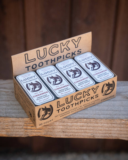 Hot Cinnamon Lucky Toothpicks Tin