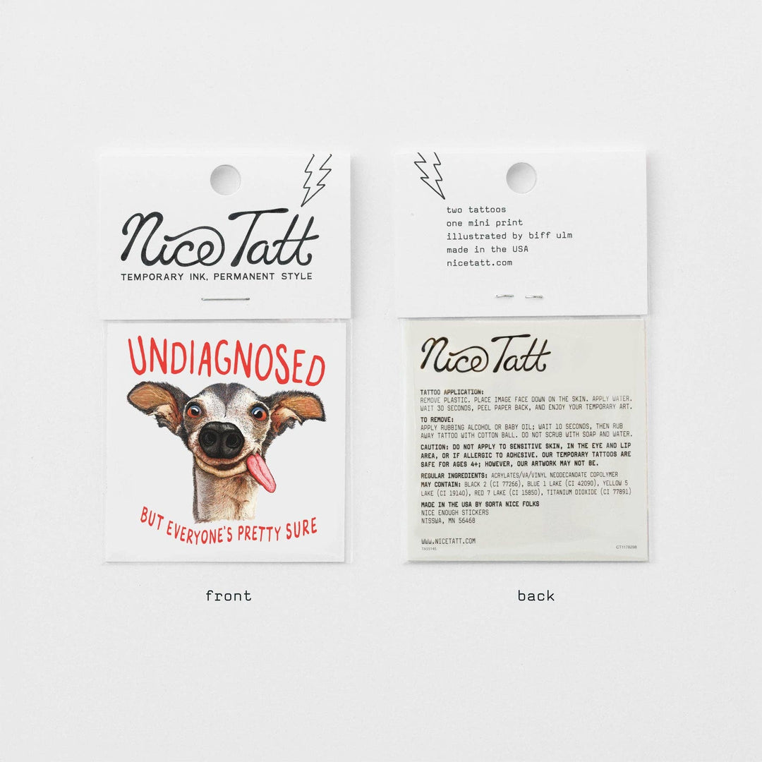 Undiagnosed - Temporary Tattoo
