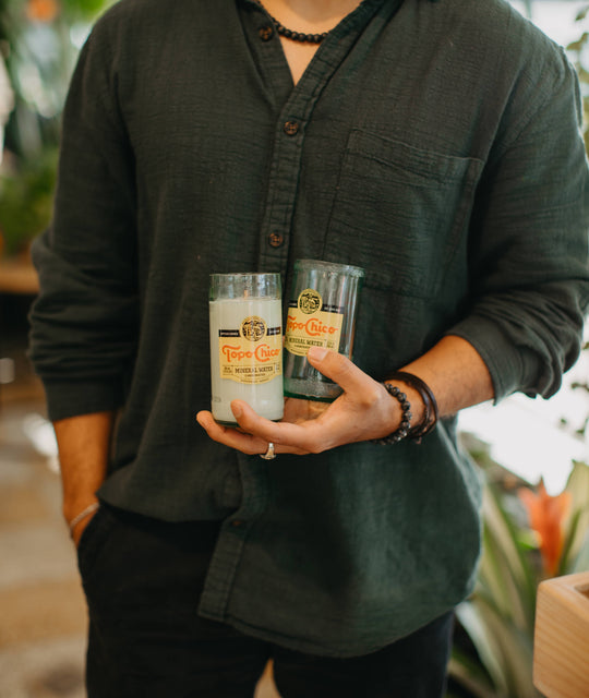 Mint Mojito Topo Chico Candle