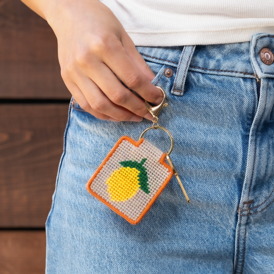 Needlepoint Keychain Kit