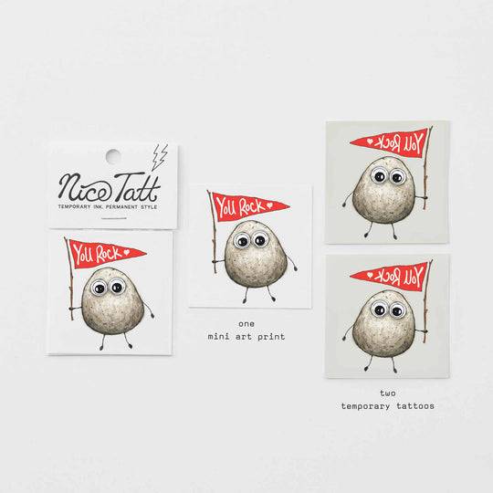 You Rock - Temporary Tattoo