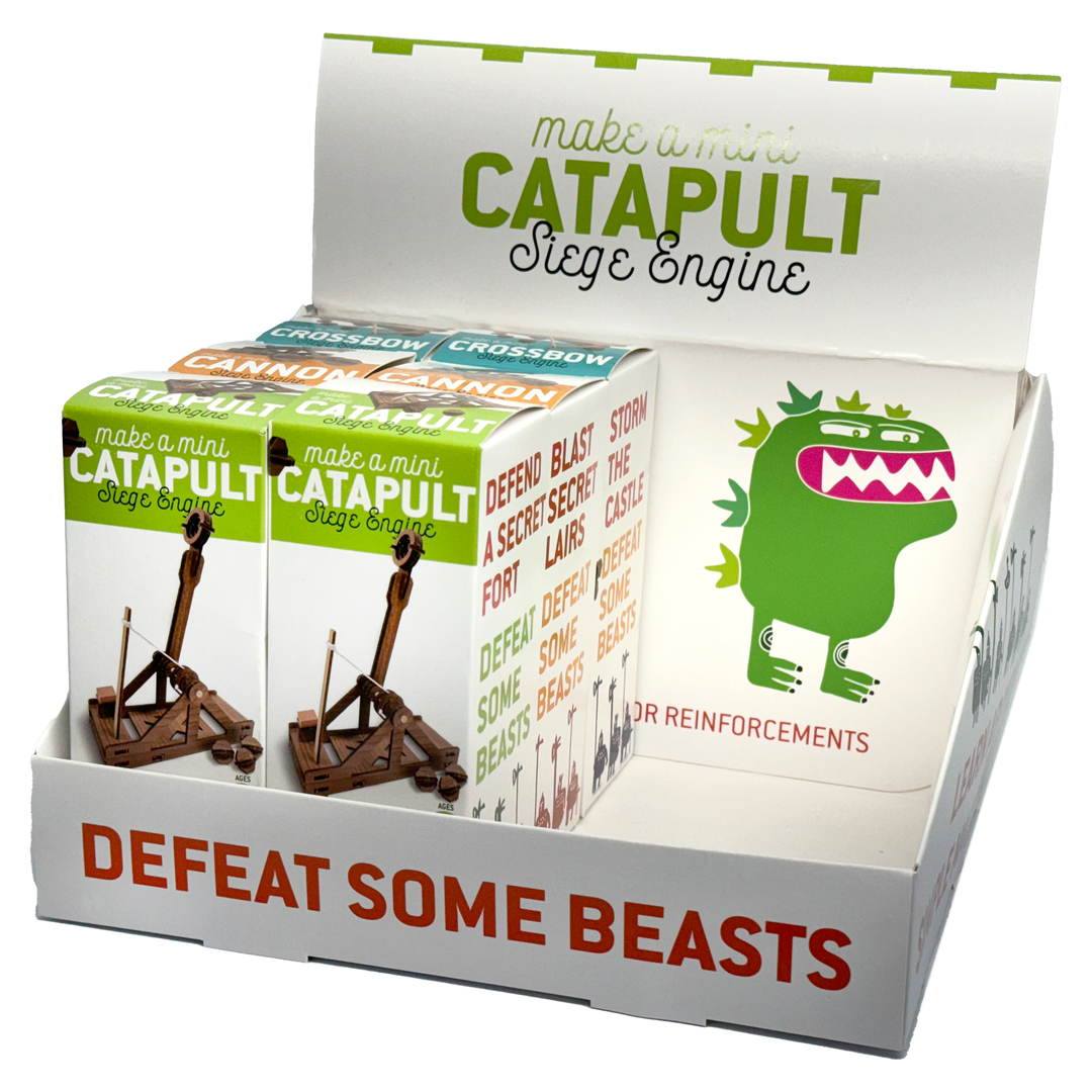 Copernicus Toys - Mini Catapult : Wooden Engineering Model Building Kit