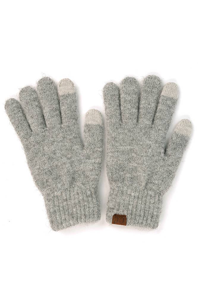 C.C Heather Knit Gloves