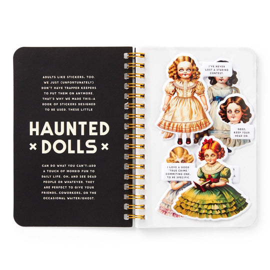 Haunted Dolls Sticker Book