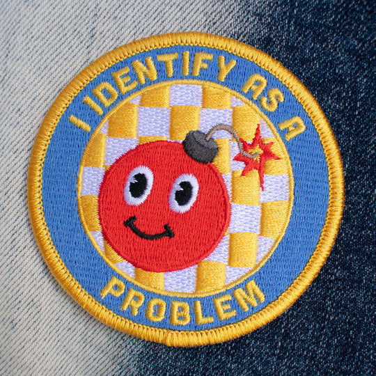 Retrograde Supply Co. - I Identify As A Problem (Iron-On Patch)