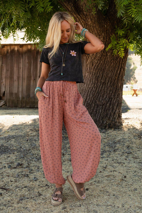 Emberlyn Wide Leg Cinched Pants