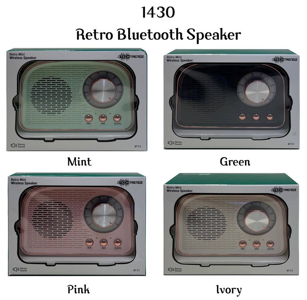 Tech Trendz - Retro Bluetooth Speaker
