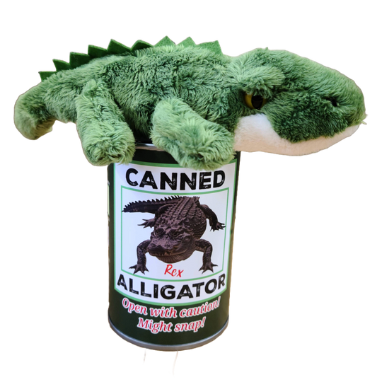 Canned Rex the Alligator