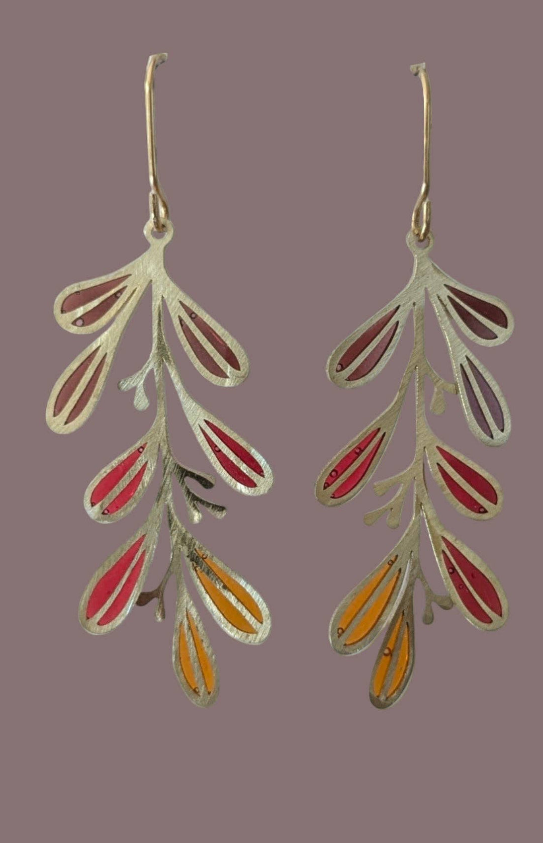 Camellia Leaves Earrings