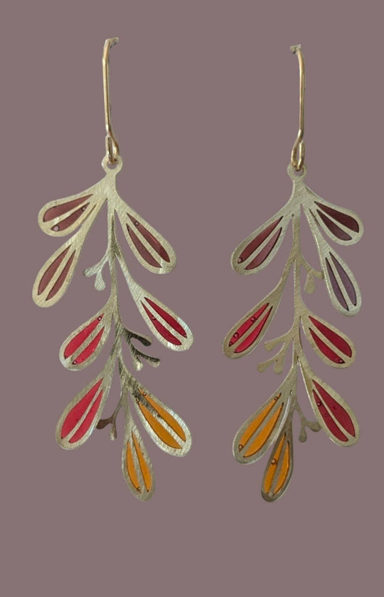 Camellia Leaves Earrings