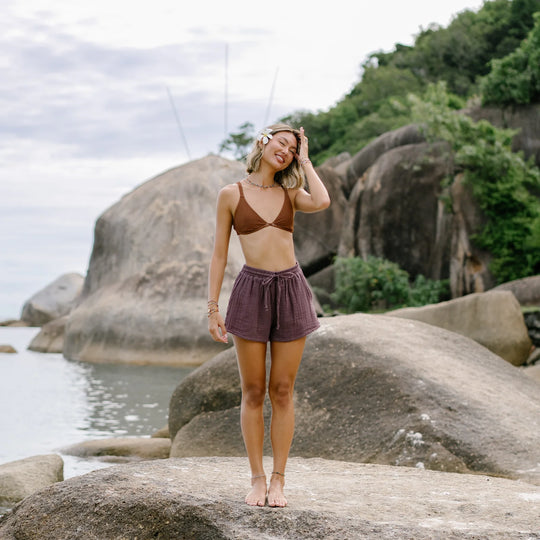 Lotus and Luna Cotton Cabana Short