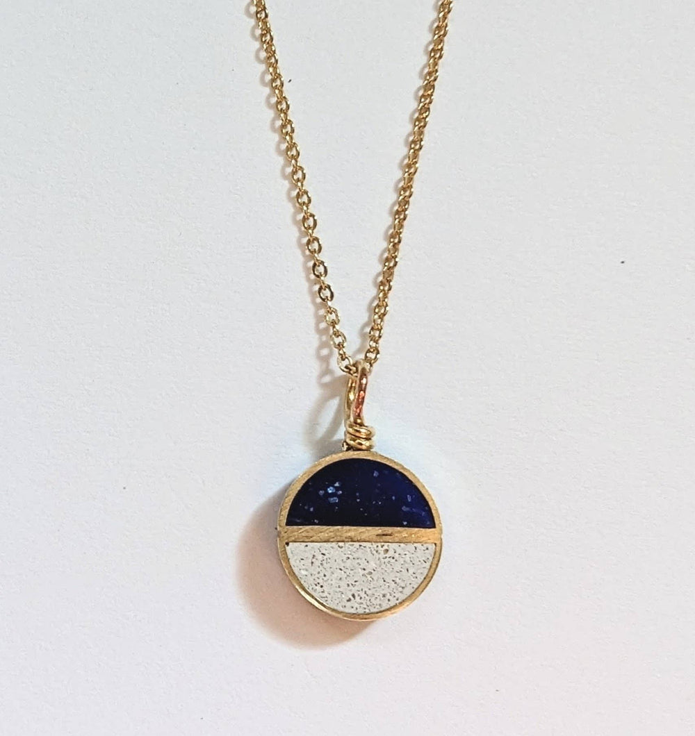 Dainty Double Half Moon Necklace
