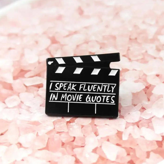 Movie Quote Lapel Pin: Perfect for Film Buffs &amp; Collectors