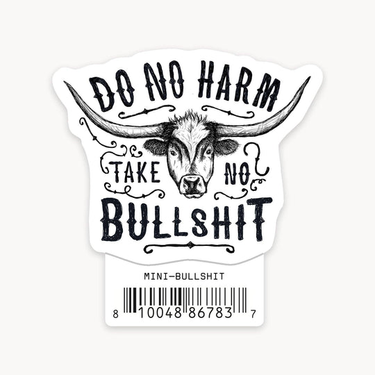 Bullshit - Mini Sticker