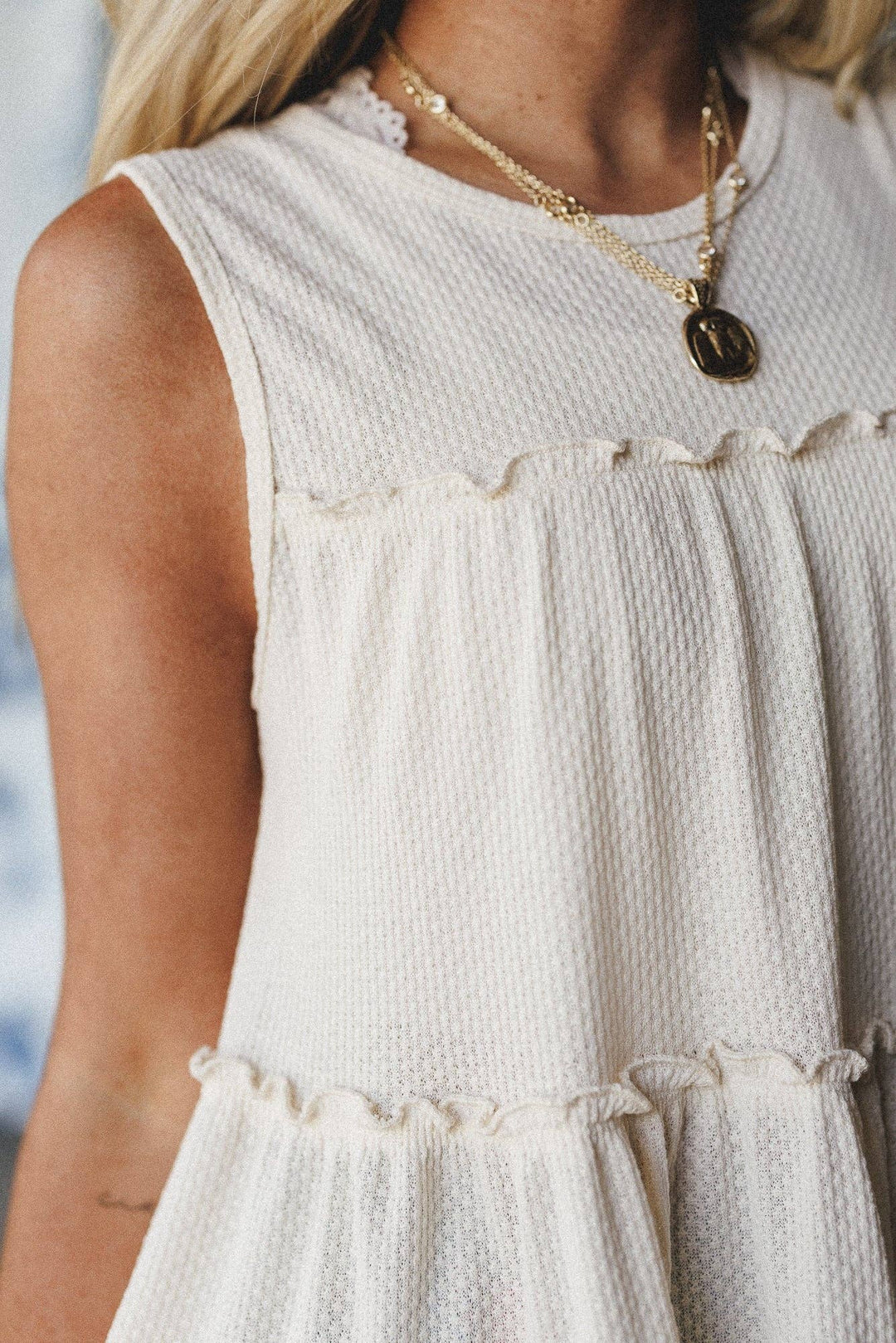 Three Bird Nest - Dreamy Tiers Top - Cream