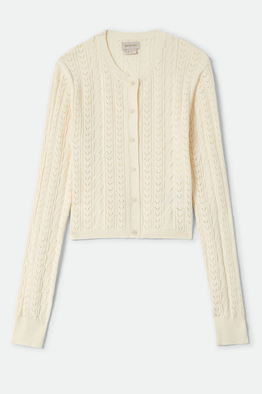 Brixton Bixby LW Cardigan Wax Paper