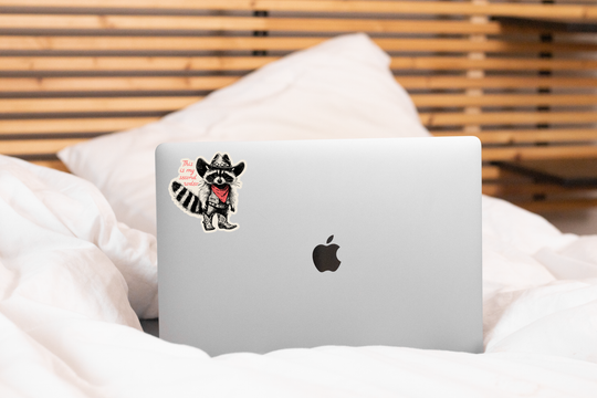 This is My Second Rodeo Sticker - raccoon