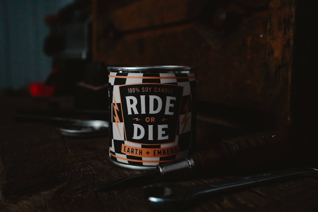 Ambush Candle Co. - Ride Or Die | Earth & Embers 8oz Soy Candle