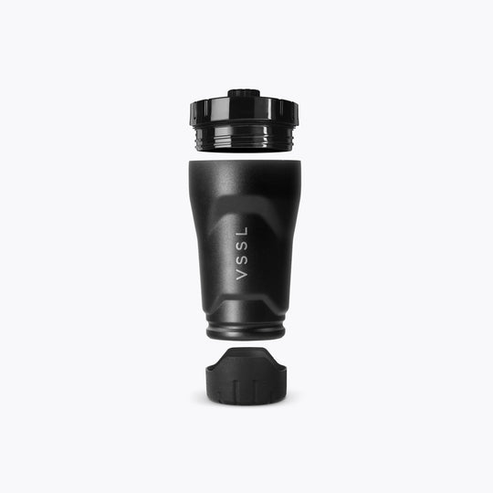 Rift Tumbler 10 oz in Black, VSSL, detail