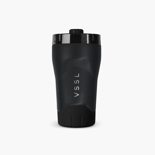Rift Tumbler 10 oz in Black, VSSL, front