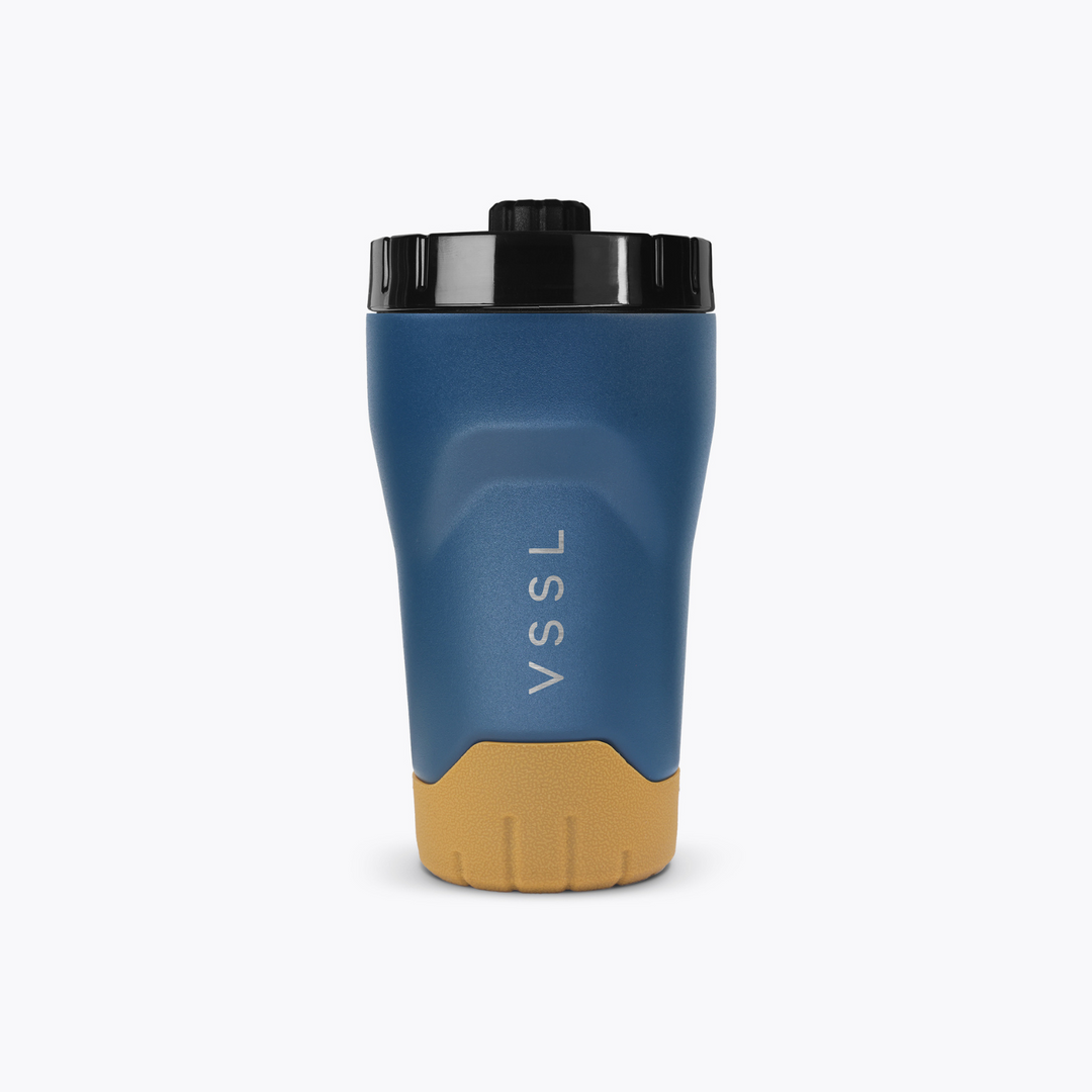 Rift Tumbler 10 oz in Pacific Blue, VSSL, front