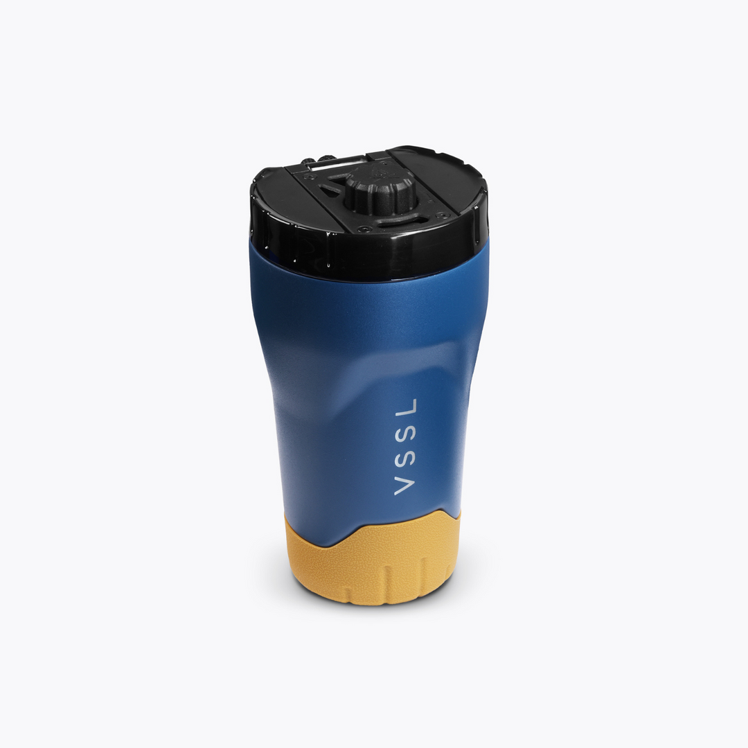 Rift Tumbler 10 oz in Pacific Blue, VSSL, detail