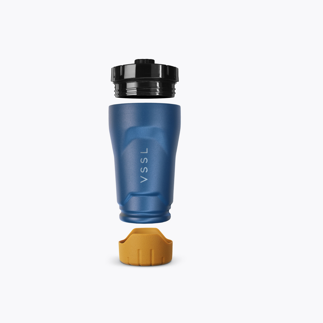 Rift Tumbler 10 oz in Pacific Blue, VSSL, detail