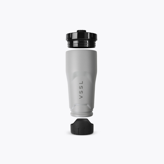 Rift Tumbler 16 oz in Stone, VSSL, detail