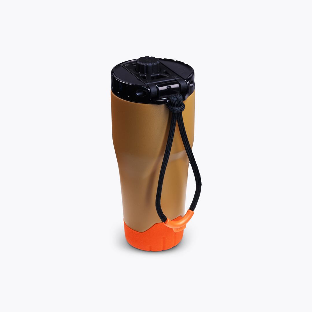 Rift Tumbler 16 oz in Sahara, VSSL, detail