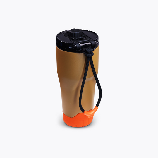 Rift Tumbler 16 oz in Sahara, VSSL, detail