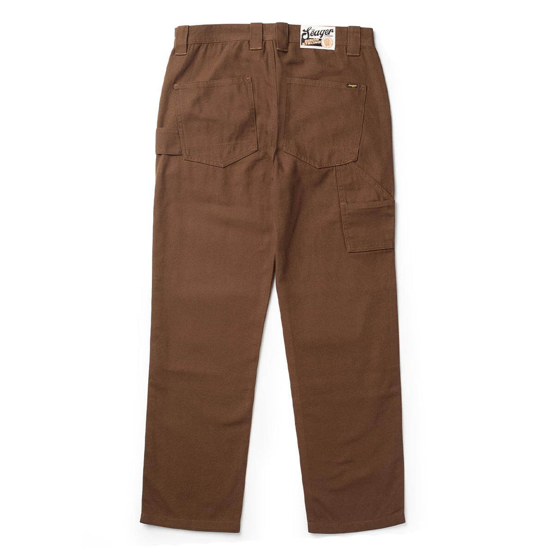 Bison Canvas Pant Tobacco detail