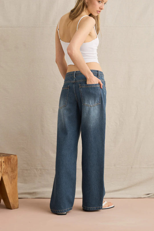 Charlie Low Rise Denim Jean