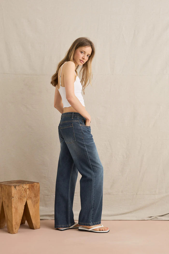 Charlie Low Rise Denim Jean