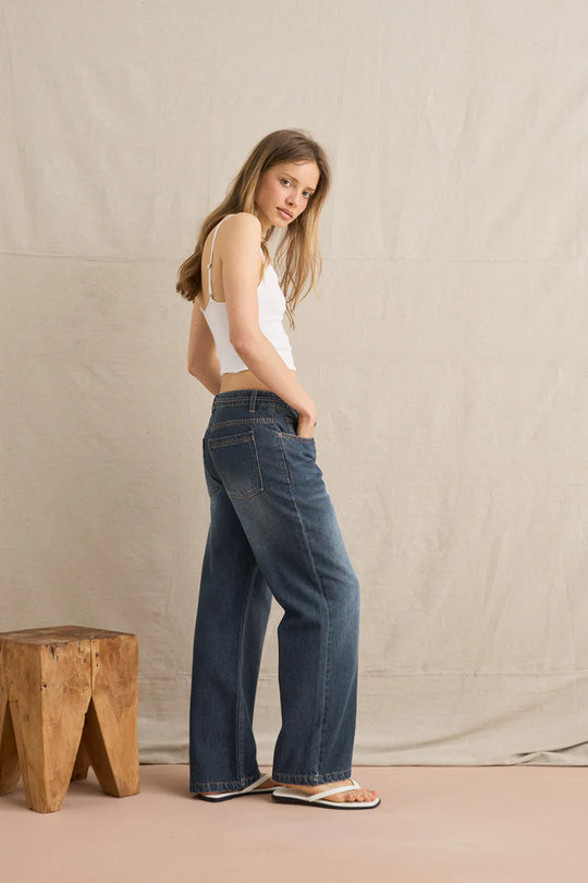 Charlie Low Rise Denim Jean