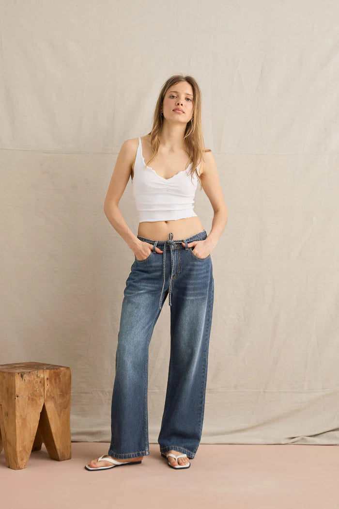 Charlie Low Rise Denim Jean