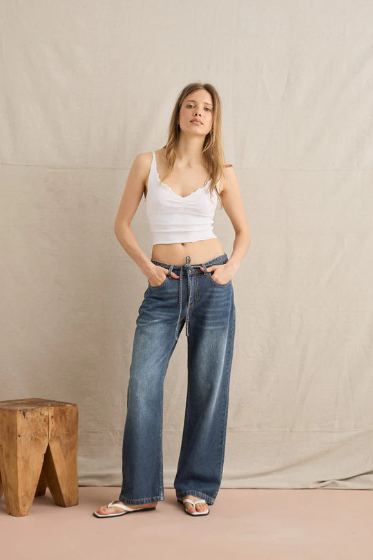 Charlie Low Rise Denim Jean