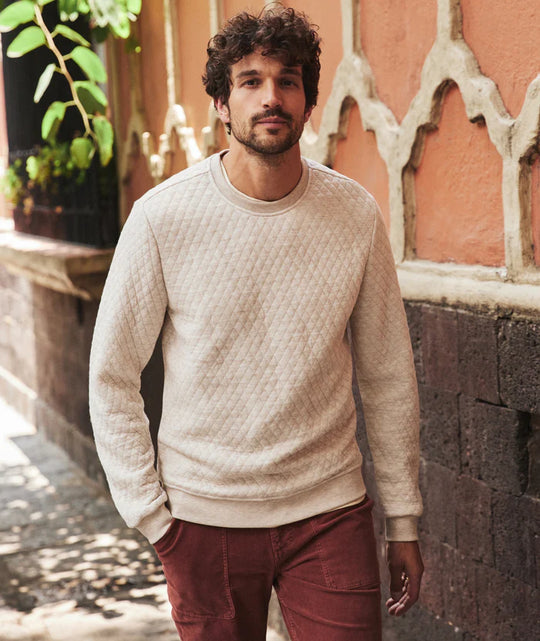 Men's Corbet Quilted Crewneck