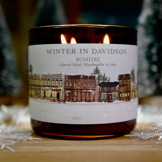 Inaugural Christmas in Davidson Candle