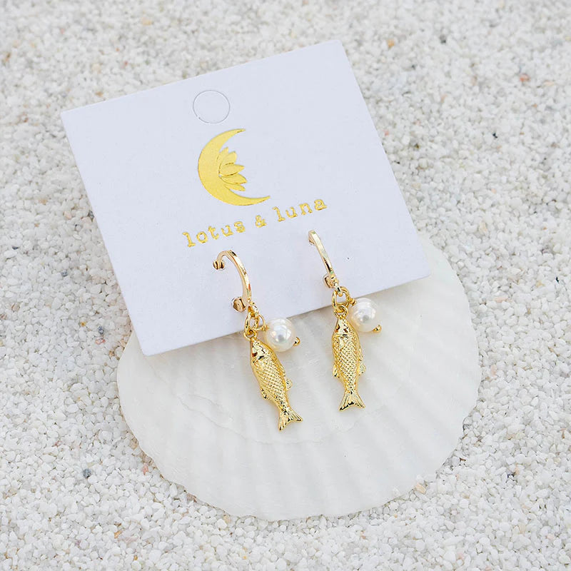 Lotus and Luna Earrings Collection
